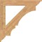 Ekena Millwork Balboa Traditional Smooth Bracket, Western Red Cedar, 5 1/2"W x 44"D x 44"H BKT06X44X44BOA01SWR - alternate 3